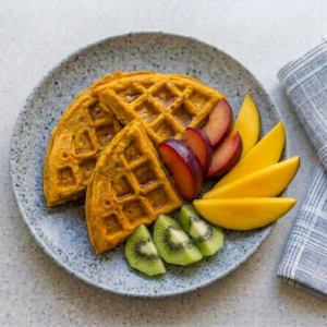WAFLES DE BONIATO Y CALABAZA (DULCES)